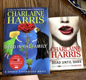 Charlaine Harris Lot of 2 BOOKS. HC-DEAD IN FAMILY SB-DEAD UNTIL DARK - Picture 1 of 4