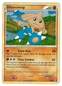 POKEMON HITMONTOP 8/95 CALL OF LEGENDS HOLO RARE SEE SCANS FOR GRADE FIGHTING - Picture 1 of 2