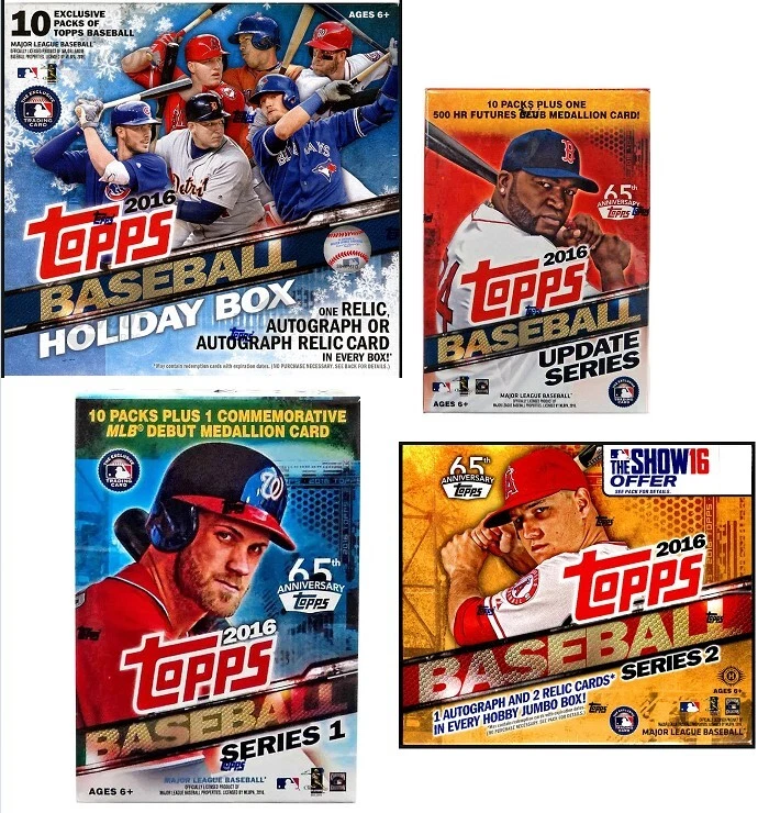 2016 Topps Series 1 / 2 / Update / Opening Day / Holiday - You Pick Your Cards - Image 1 of 1
