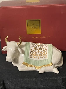LENOX Nativity FIRST BLESSING OX sculpture 1st Quality Retired NEW in BOX 760385 - Picture 1 of 11