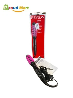 REVLON Silicone Bristle Heated Hair Styling Brush | Fast, Long Lasting Volume fo - Image 1 of 4