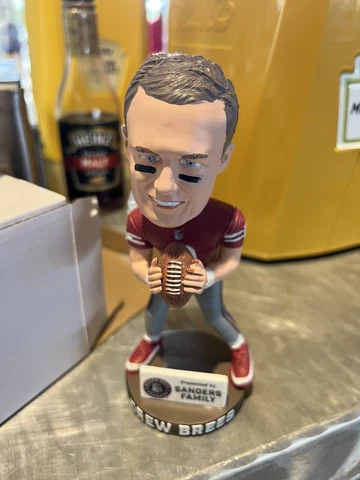 Round Rock Express DREW BREES Bobblehead Sga 9/3/22. Texas Rangers Minor Cover