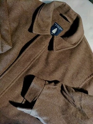 Men Roundtree & Yorke Outdoors Brown Wool Nylon Insulated Full Zip Jacket L MINT - Image 1 of 4