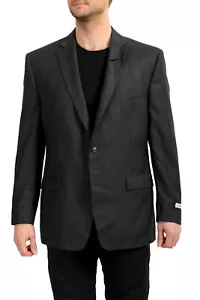 Blazer Abrigo Deportivo Calvin Klein Para Hombre a Cuadros 100% Lana Dos Botones US 44R IT 54R - Imagen 1 de 7
