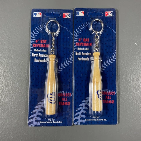 Washington Nationals MLB Baseball 4 in. Bat Keychain Team Log Sports - LOT OF 2 Cover