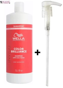 Brilliance INVIGO Shampoo Fine Normal Hair 1000ml Wella Professionals + Pump - Picture 1 of 1