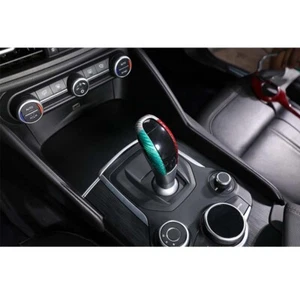 Cubierta de cambio de engranajes de fibra de carbono 3 colores apta para Alfa Giulia Stelvio - Imagen 1 de 7