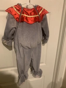 Disney Store Plush Dumbo Costume Hooded Jumpsuit Toddler Size 12 Months - Picture 1 of 5