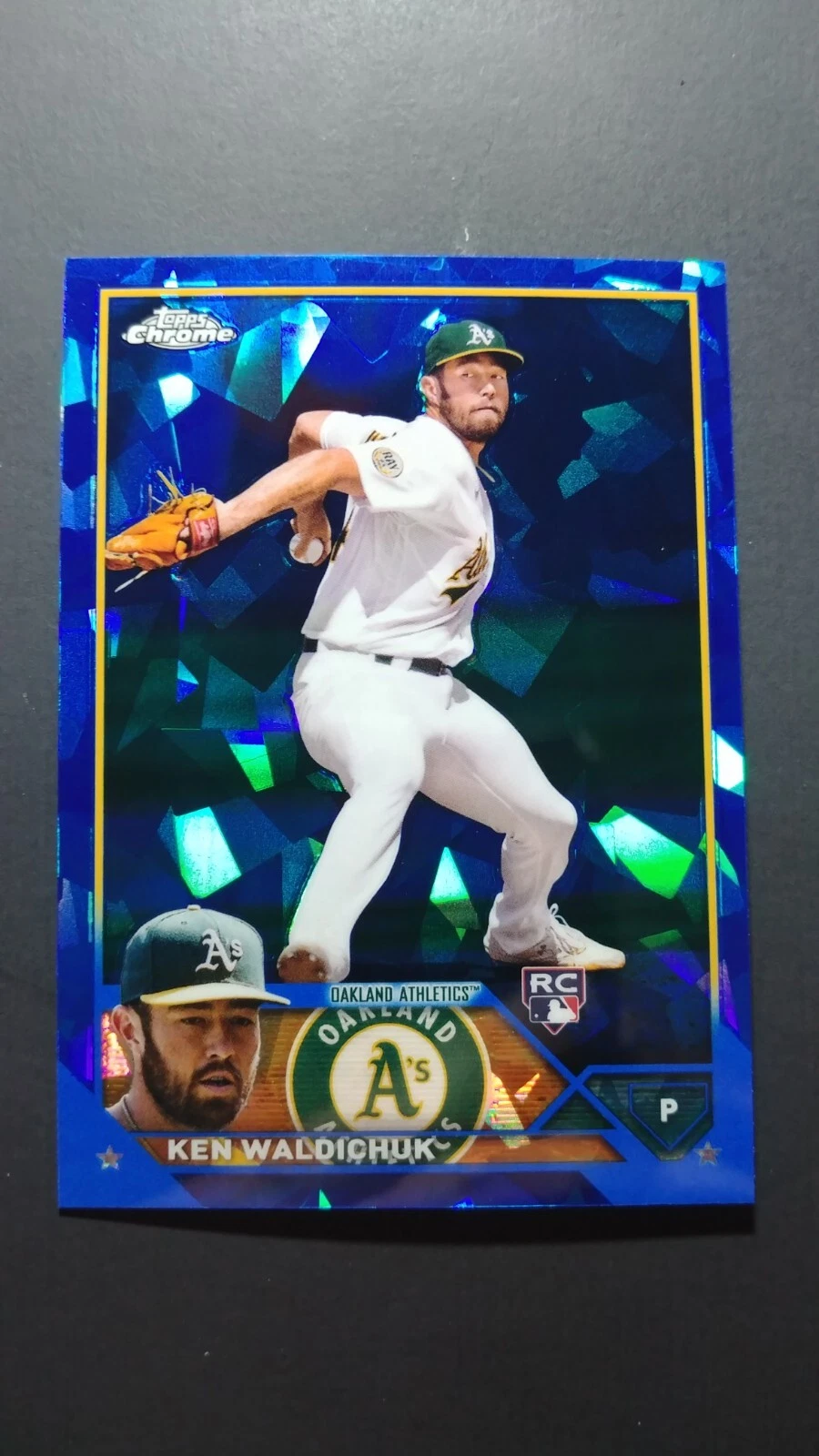 2023 Topps Chrome Sapphire Edition KEN WALDICHUK RC Rookie Card #340 Athletics