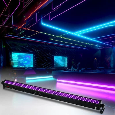Wall Wash Light Bar 144 LED RGB 3in1 DMX Stage DJ Disco Party Strobe Beam Light - Image 1 of 4