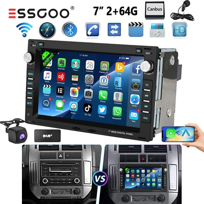 DAB+ KAM Android Autoradio Carplay GPS Für VW Polo 9N Golf 4 Passat B5 Jetta T5 - Bild 1 von 4