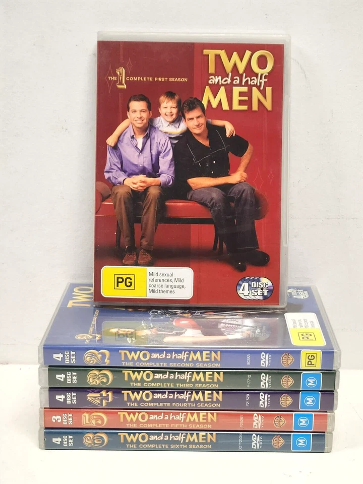 Two And A Half Men DVD Season 1-6 (1 2 3 4 5 6) R4 Bundle - Image 1 of 4