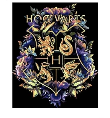 Harry Potter Hogwarts Paint By Numbers Art Kit . No Frame - Image 1 of 4