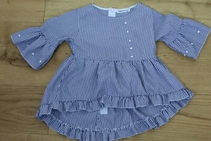 MAGLIA MAGLIETTA MANICA LUNGA BAMBINA NERA TG SIZE 6 ANNI - Foto 1 di 4