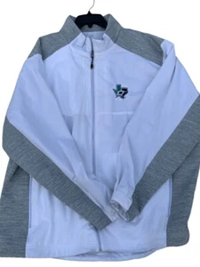 Antigua Dallas Stars NHL Hockey Full Zip Tempest Jacket White Gray Mens 3XL XXXL - Picture 1 of 13