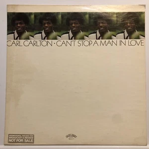 CARL CARLTON Can’t Stop A Man In Love LP 1973 Back Beat WLP SOUL PROMO VG+ - Picture 1 of 4