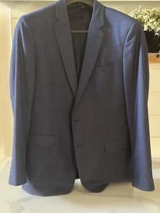 Banana Republic Blazer Mens 42R Navy Blue 2 Button Slim Fit Sport Coat - Picture 1 of 7