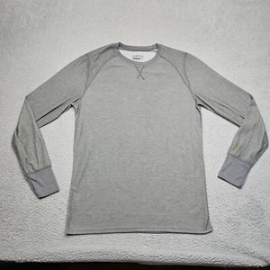 Magellan Outdoors Shirt Mens Large Gray Long Sleeve Thermal Casual - Picture 1 of 16