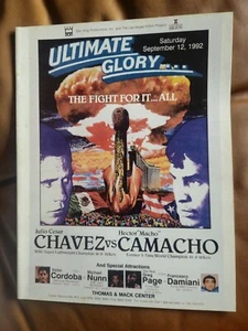 JULIO CESAR CHAVEZ VS HECTOR CAMACHO OFFIZIELLES KAMPFPROGRAMM - Bild 1 von 1