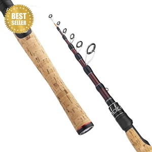 EOW XPEDITE Portable Telescopic Spinning Fishing Rods, 24T Carbon Blanks & Solid - Picture 1 of 12