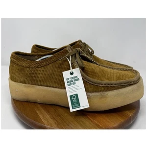 Clarks Originals Wallabee Cup Schuhe Herren US 13M Braun Cord Kreppsohle - Bild 1 von 10
