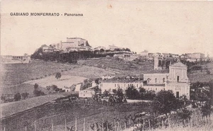 05508) CARTOLINA GABIANO MONFERRATO PANORAMA VIAGGIATA ALESSANDRIA - Picture 1 of 2