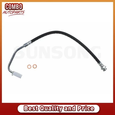 Front Right Brake Hydraulic Hose for 1980-1991 Ford E-250 Econoline Club Wagon - Image 1 of 4