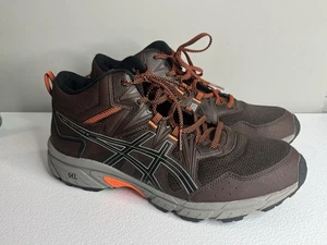 Asics Herren Gel-Venture 8 Mid Top Laufschuhe Größe 10 Kaffee/Ton Grau EUC - Bild 1 von 11