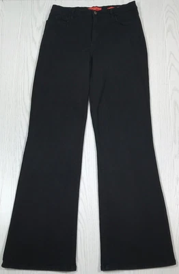 Pantalones de mezclilla vintage NYDJ Tummy Tuck para mujer 16 negros corte bota elástico tiro alto boho Y2K Foto 1 de 4