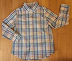 Camisa Buttondown manga larga corte redondo niño talla 6-7 - Imagen 1 de 1