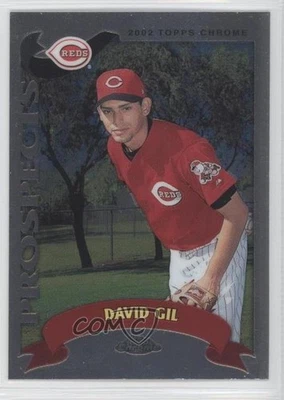 2002 Topps Chrome Traded & Rookies Dave Gil #T173 RC - Image 1 of 2