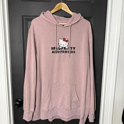 Hello Kitty And Friends Sweatshirt Pink Hoodie Plus Size 3XL - Image 1 of 4