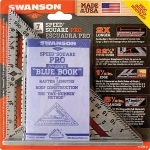 Swanson Speed Square Pro Rafter Square S0100-AC Pack of 5 Swanson S0100-AC - Picture 1 of 1