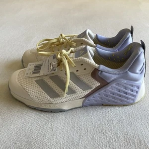 Adidas Dropset 3 Entrenador Mujer Talla 10.5 Zapato Atlético Tiza Plata Violeta - Imagen 1 de 12