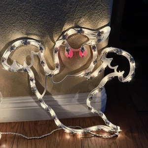 Vintage Halloween Licht Dekoration 6er Set (Geister, Fledermaus, Spinne, Totenkopf, Kürbis) - Bild 1 von 6