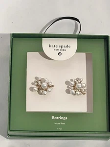 Kate Spade x Target Pearl Cluster Stud Earrings NWT Limited Edition - Picture 1 of 1