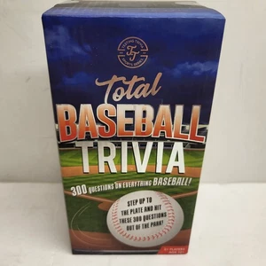 Total Baseball Trivia Game 300 Trivia Challenges on Everything Baseball Neu! - Bild 1 von 3