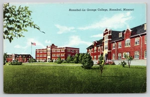 Hannibal Missouri Hannibal-LaGrange College Leinen Postkarte Vintage - Bild 1 von 2