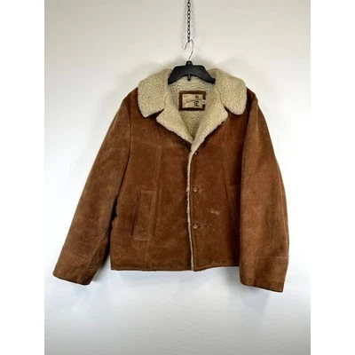 Vintage Sears Fieldmaster Jacket Men’s Size 42 Tan Long Sleeve Polyester Blend  - Image 1 of 4