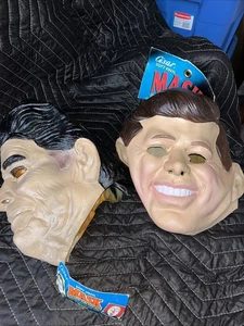 Vintage Cesar 1980s REAGAN & JFK SOFT VINYL MASKS NOS AS IS - Picture 1 of 5