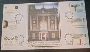 2004-Buckingham Ltd Edition First Day Cover (208/550)"RSA ROYAL SOCIETY OF ARTS" - Picture 1 of 2