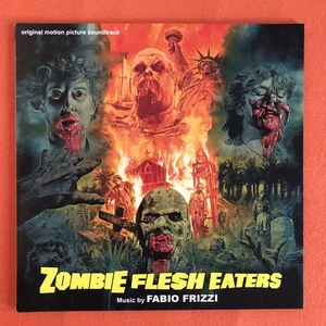 Fabio Frizzi - Zombie Flesh Eaters OST LP 2022 clear/green vinyl Fulci Zombi 2 - Bild 1 von 3