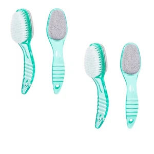 4 Pcs Foot Brush for Shower with Handle 2 in 1, Large Foot Pumice Stone Brush... - Picture 1 of 7