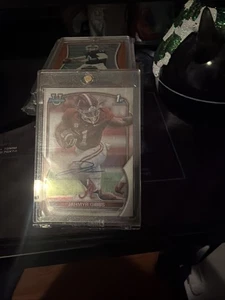 2022 JAHMYR GIBBS Bowman Chrome U 1st AUTO Rookie Card Refractor RC Lions Bama - Picture 1 of 2