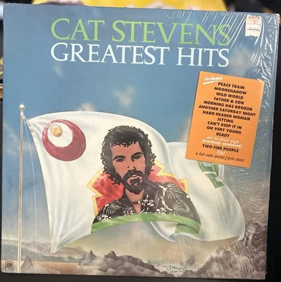 CAT STEVENS GREATEST HITS Vinyl LP Record Album A&M SP-4519 w/poster 1974 NM - Image 1 of 4