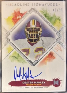 Motivo Topps 2023 - Headline Signatures Dexter Manley #HS-DM/99 (AU) - Imagen 1 de 2