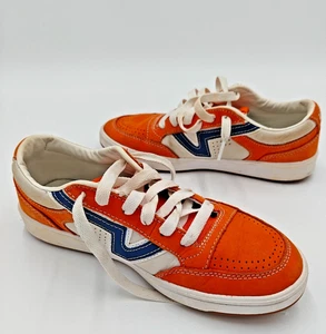 Vans Lowland Cuero Puffin Bill Naranja Blanco Hombre’s Talla 7 O Mujer’s Talla 8.5 - Imagen 1 de 7