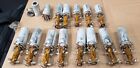 Lot of 15 Used Vector Vacuum Tube Turret Sockets with Western Electric KS Covers