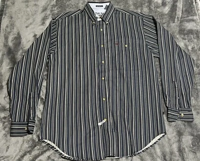 Bugle Boy Vintage Long Sleeve Button Original No Wrinkle Shirt Size M - Image 1 of 4