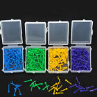 Pack of 100 Dental Plastic Wedges with Dental Holes 4 Colors XS/S/M/L FDA